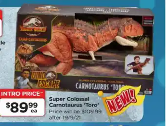 Toyworld Super Colossal Carnotaurus Toro offer