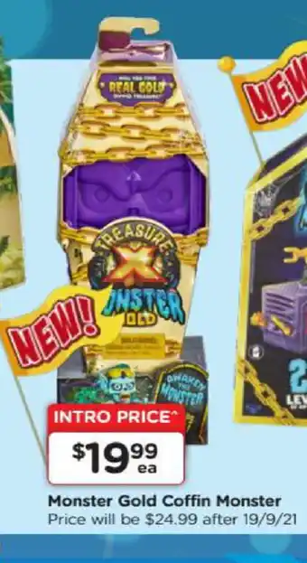 Toyworld Monster Gold Coffin Monster offer