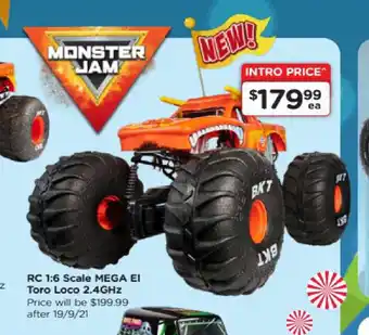 Toyworld RC 1:6 Scale Mega El Toro Loco 2.4GHz offer