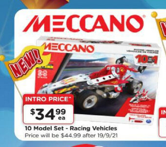 Toyworld 10 Model Set - Racing Vehicles offer