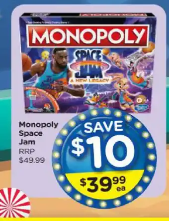 Toyworld Monopoly Space Jam offer