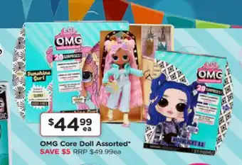 Toyworld OMG Core Doll Assorted offer