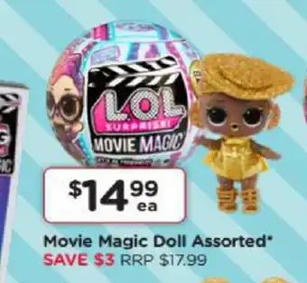 Toyworld Movie Magic Doll Assorted offer