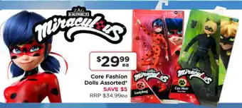 Toyworld Core Fashion Dolls Assorted offer