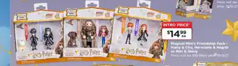 Magical Mini's Friendship Pack - Harry & Cho, Hermione & Hagrid or Ron & Ginny