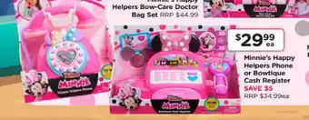 Toyworld Minnie's happy Helpers Phone or Bowtique Cash Register offer