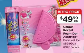 Colour Reveal Foam Doll Assorted
