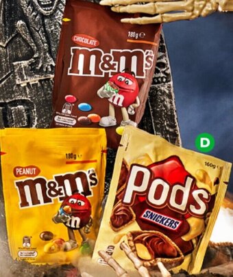 Woolworths Mars M&M's, Maltesers or Pods 120-180g offer