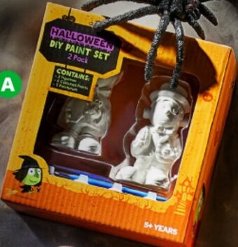 Woolworths Halloween DIY Paint Set Pk 2 offer