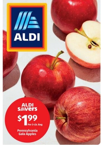 ALDI Pennsylvania Gala Apples offer