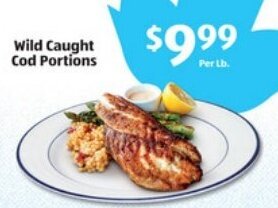 Wild Caught Cod Portions
