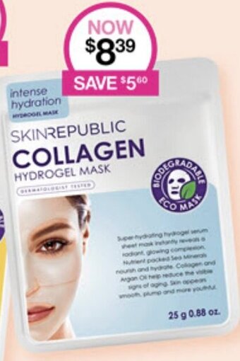 Priceline COLLAGEN HYDROGEL MASK offer