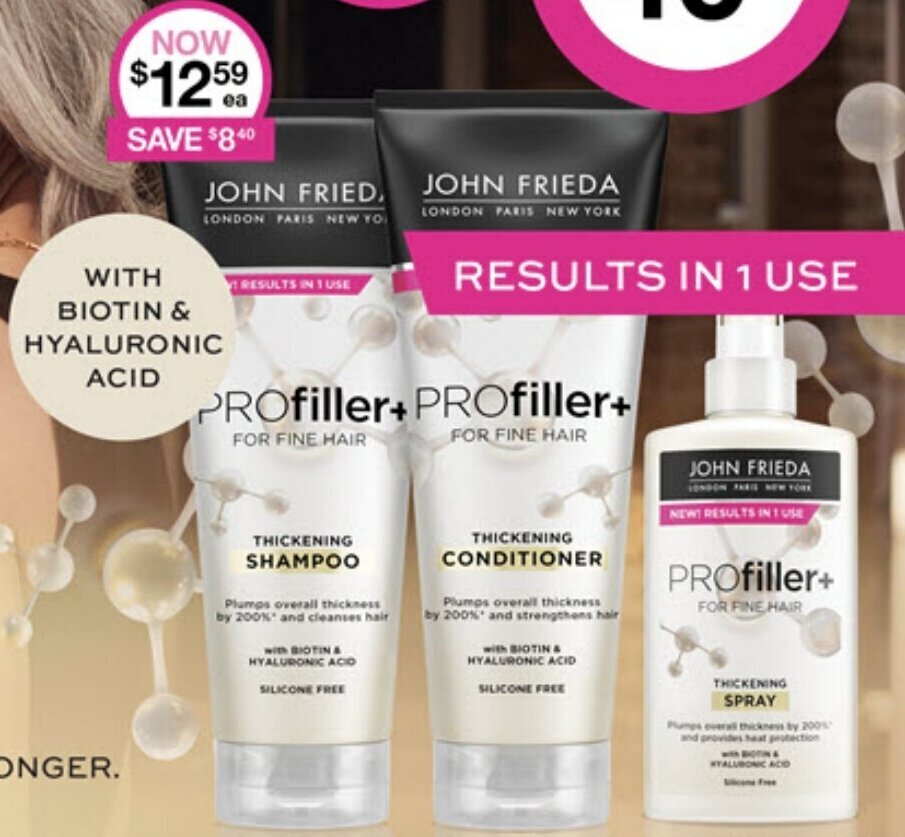JOHN FRIEDA PROfiller+ offer at Priceline