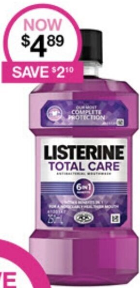 Priceline LISTERINE TOTAL CARE offer