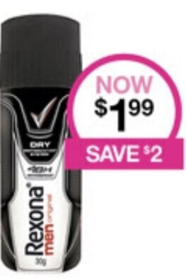 Priceline Rexona men offer