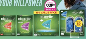 Priceline NICORETTE Selected Products offer