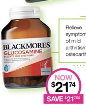 Priceline BLACKMORES GLUCOSAMINE offer