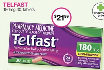 Priceline TELFAST 180mg offer