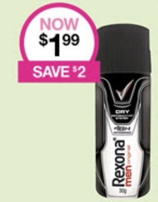 Priceline Rexona men offer