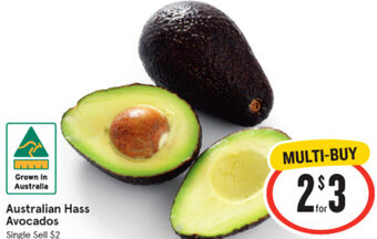 IGA Australian Hass Avocados offer
