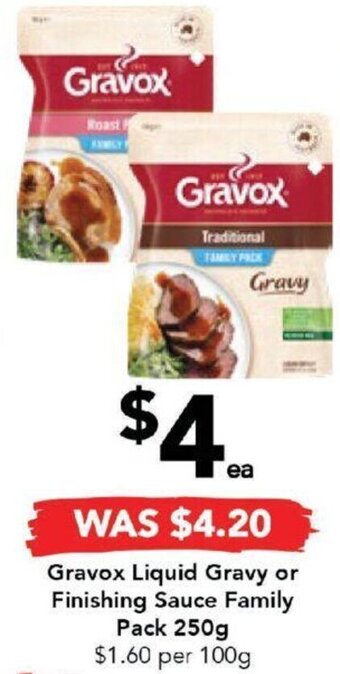 Drakes Gravox Liquid Gravy or Finishing Sauce Family Pack 250g offer