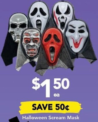 Halloween Scream Mask