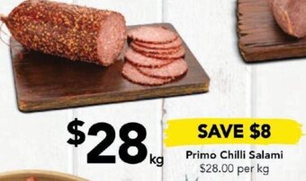 Drakes Primo Chilli Salami offer