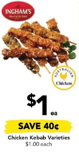 Drakes Chicken Kebab Varieties offer
