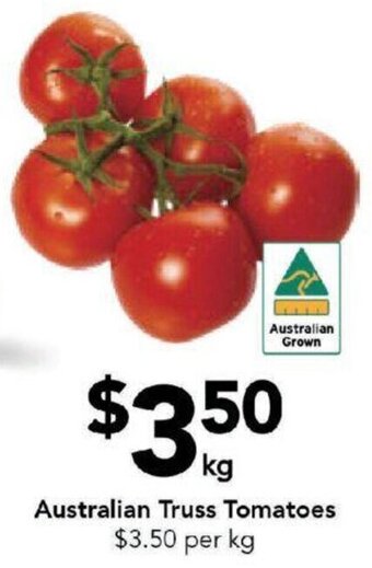 Drakes Australian Truss Tomatoes offer