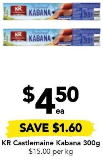 Drakes KR Castlemaine Kabana 300g offer