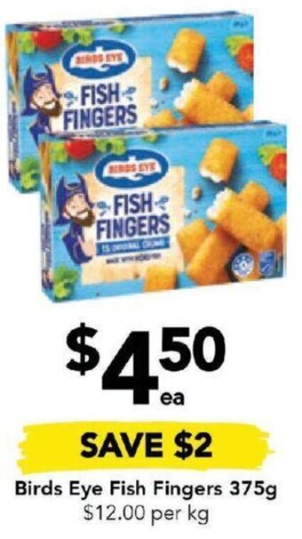Drakes Birds Eye Fish Fingers 375g offer