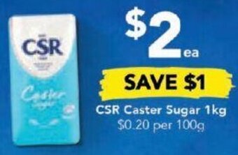 Drakes CSR Caster Sugar 1kg offer