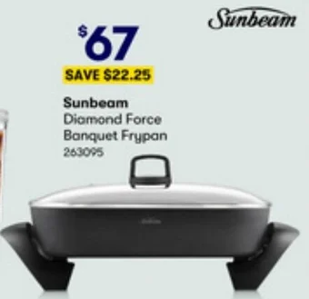 Sunbeam Diamond Force Banquet Frypan