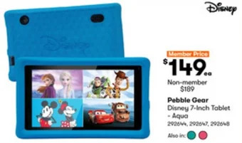 BIG W Pebble Gear Disney 7-Inch Tablet offer