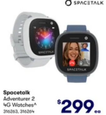 BIG W Spacetalk Adventurer 2 4G Watches offer