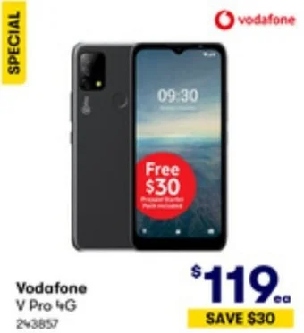 BIG W Vodafone V Pro 4G offer
