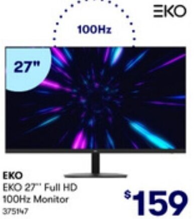 BIG W EKO 27 Full HD 100Hz Monitor offer