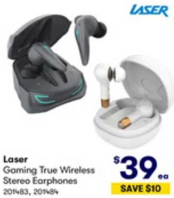 BIG W Laser Gaming True Wireless Stereo Earphones offer