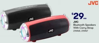 BIG W JVC Bluetooth Speakers With Carry Strap offer