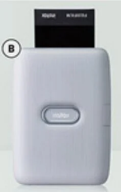 BIG W Instax Mini Link 1 Smartphone Printer- Ash White offer