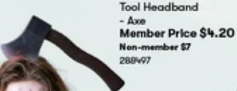 BIG W Tool Headband - Axe offer