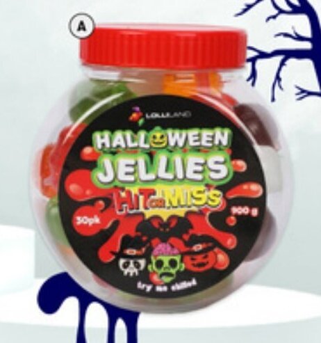 BIG W Lolliland Halloween Hit or Miss Tub 30-Pieces 900g offer