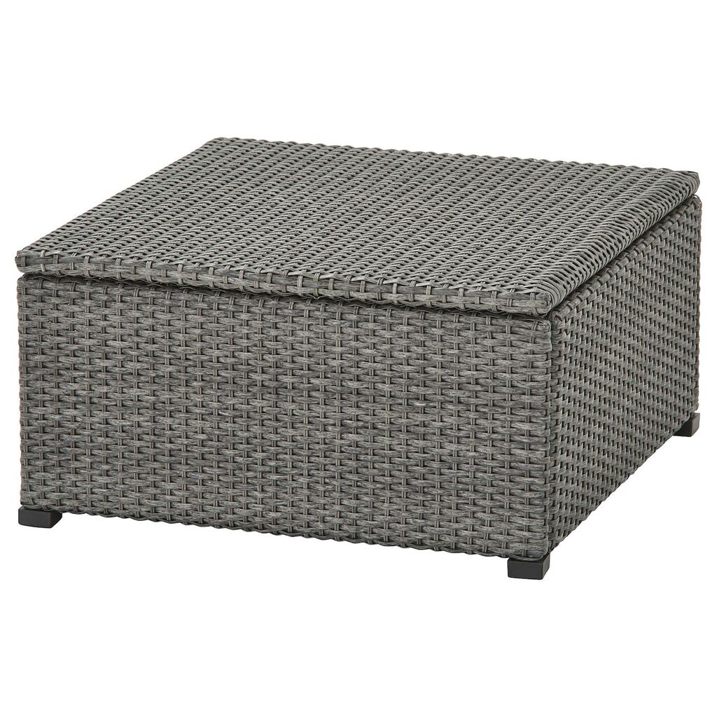 IKEA Sollerön stool, outdoor, dark grey, 62x62 cm offer