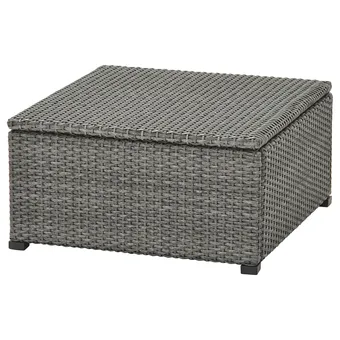 IKEA Sollerön stool, outdoor, dark grey, 62x62 cm offer