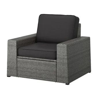 IKEA Sollerön armchair, outdoor, dark grey/järpön/duvholmen anthracite offer