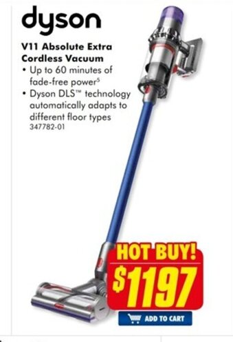 The Good Guys Dyson V11 Absolute Extra Cordless Vacuum offer