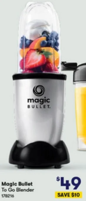 BIG W Magic Bullet To Go Blender offer