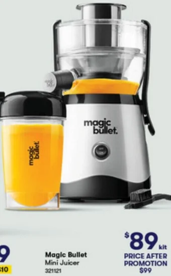 BIG W Magic Bullet Mini Juicer offer