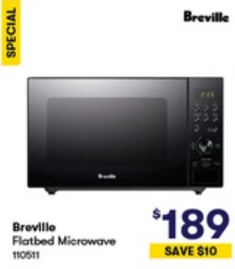 BIG W Breville Flatbed Microwave offer