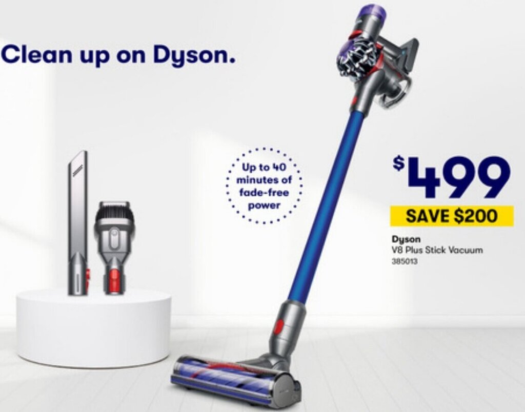 BIG W Dyson V8 Plus Stick Vacuum offer